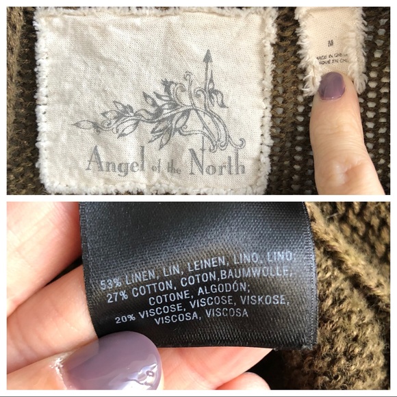 *Sold* Angel of the N.// Olive Cascade Cardi - Picture 7 of 8
